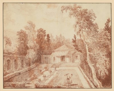 Pawilon w parku autorstwa Hubert Robert