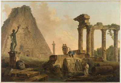 Rzymskie ruiny autorstwa Hubert Robert