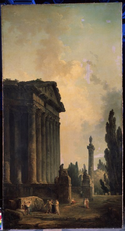 Gruzy. Obraz Huberta Roberta (1733-1808), olej na płótnie autorstwa Hubert Robert