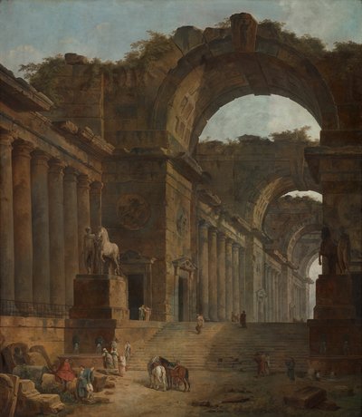 Fontanny autorstwa Hubert Robert