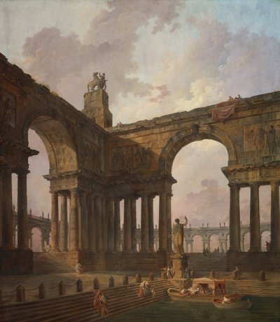 Miejsce lądowania, 178788. autorstwa Hubert Robert