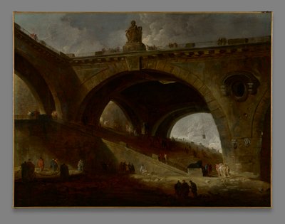 Stary Most autorstwa Hubert Robert