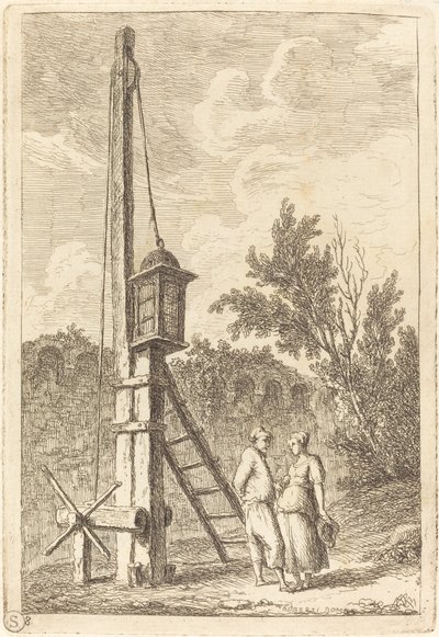 Poczta autorstwa Hubert Robert