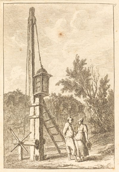 Poczta autorstwa Hubert Robert