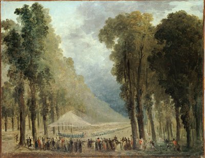 Bankiet Żołnierzy autorstwa Hubert Robert