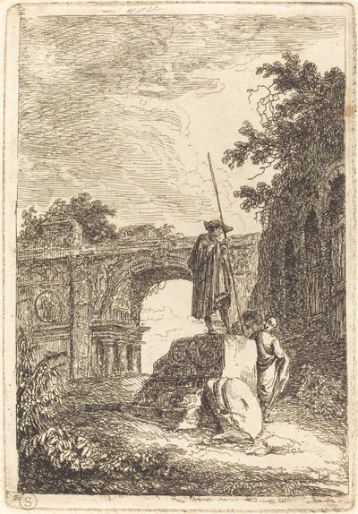 Łuk Triumfalny autorstwa Hubert Robert