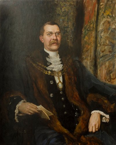 Radny Sir George Hussey, 1901 autorstwa Hubert von Herkomer