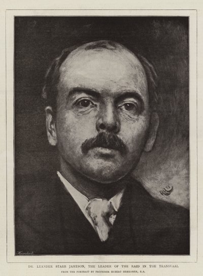 Dr Leander Starr Jameson, przywódca najazdu w Transwalu autorstwa Hubert von Herkomer