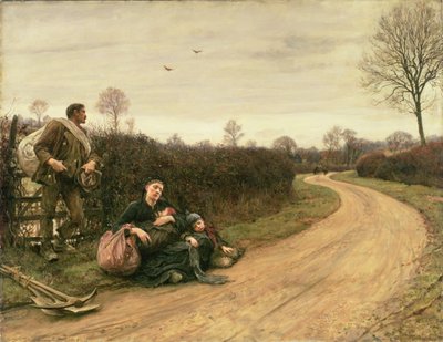Trudne czasy autorstwa Hubert von Herkomer