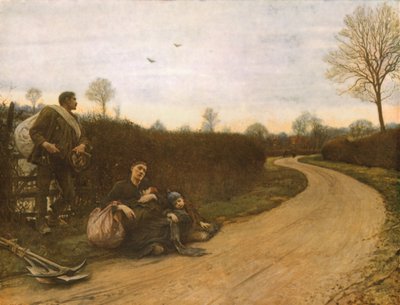 Trudne czasy autorstwa Hubert von Herkomer