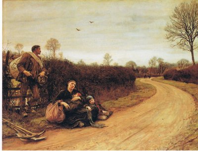 Trudne czasy autorstwa Hubert von Herkomer