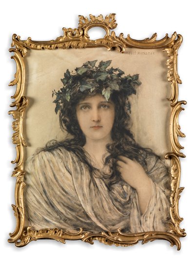 Bluszcz (grawiura) autorstwa Hubert von Herkomer