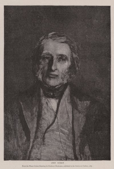 Jan Ruskiń autorstwa Hubert von Herkomer