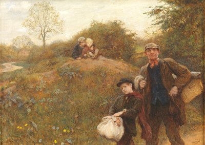 Przeprowadzka, 1891 autorstwa Hubert von Herkomer