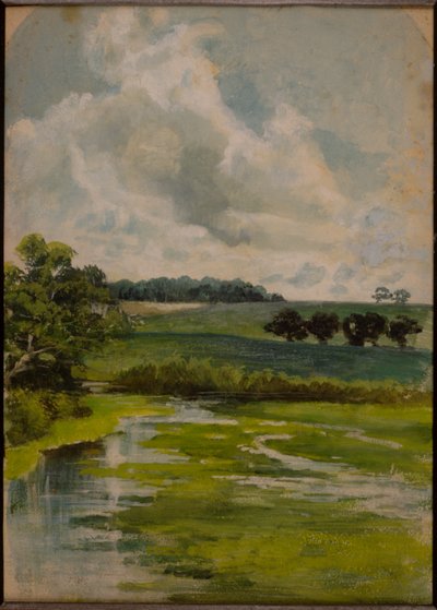 Jeden z "Trzech szkiców krajobrazowych" (patrz także 258630 i 258631) autorstwa Hubert von Herkomer