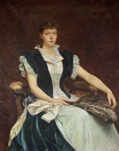 Portret pani Walter Derham autorstwa Hubert von Herkomer