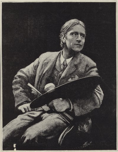 Autoportret brytyjskiego artysty Huberta Herkomer autorstwa Hubert von Herkomer