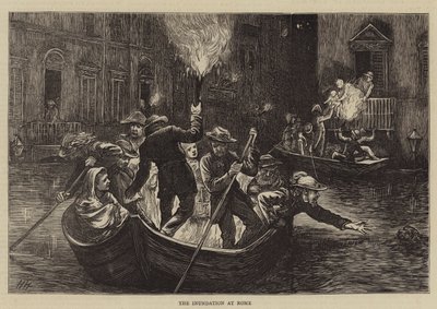 Powódź w Rzymie autorstwa Hubert von Herkomer