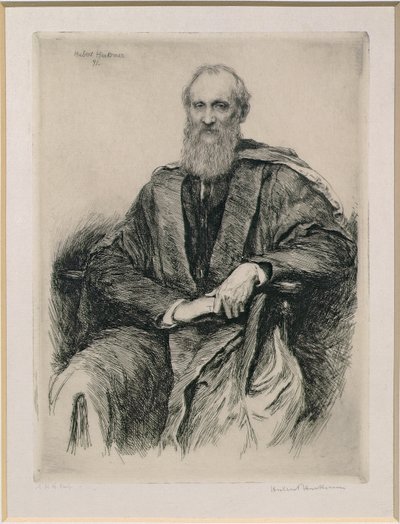 William Thomson, 1. baron Kelvin (1824-1907) brytyjski matematyk i fizyk, 1891 autorstwa Hubert von Herkomer