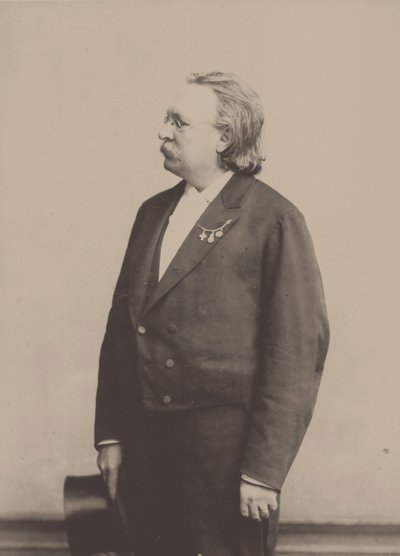 Portret organisty i kompozytora Edmunda Kretschmera 1830-1908. autorstwa Höffert