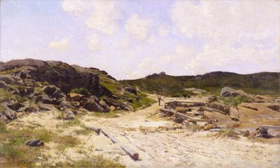 Lighthouse Beach, Annisquam, ca. 1887. autorstwa Hugh Bolton Jones