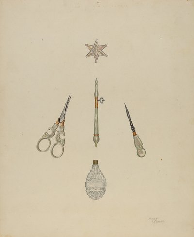 Zestaw buduarowy autorstwa Hugh Clarke
