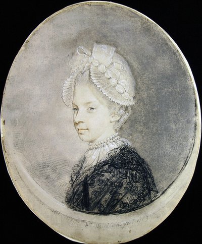 Królowa Charlotta autorstwa Hugh Douglas Hamilton