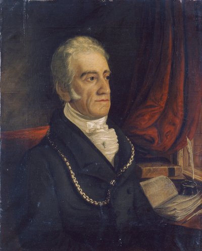 Wielebny William Jenkins Rees autorstwa Hugh Hughes