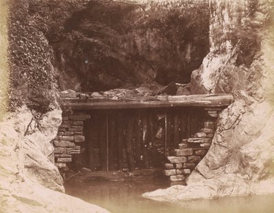 Zapora młyńska, 1855 (zdjęcie) autorstwa Hugh Owen
