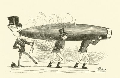 Palenie cygar (grawerowanie) autorstwa Hugh Rowley
