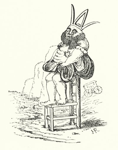 Król Kanut (lito) autorstwa Hugh Rowley