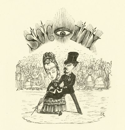 Społeczeństwo, z dużym OKIEM (grawerunek) autorstwa Hugh Rowley
