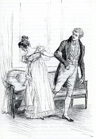 „Franz Churchil i Emma” autorstwa Hugh Thomson