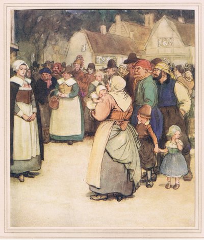Hester u stóp szafotu autorstwa Hugh Thomson