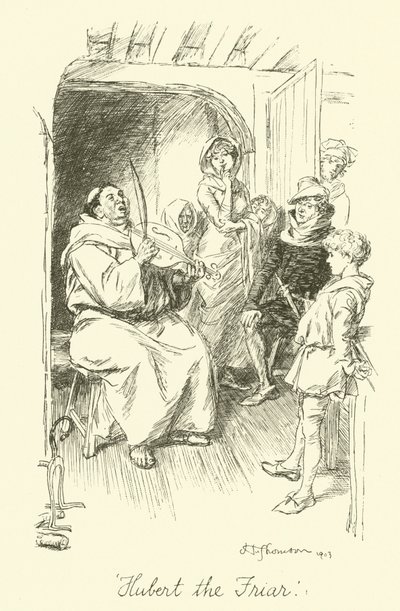 Hubert Zakonnik (lito) autorstwa Hugh Thomson