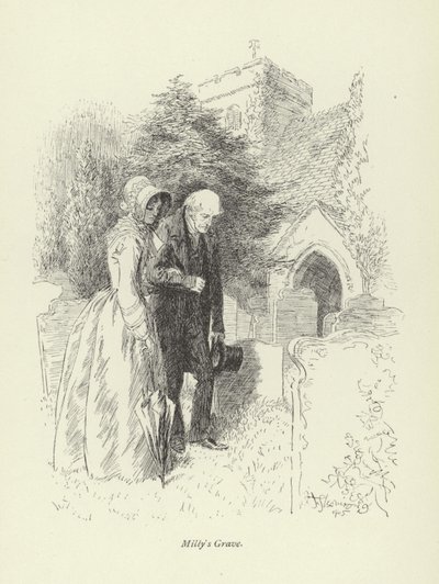 Ilustracja do Amosa Bartona autorstwa George Eliot autorstwa Hugh Thomson