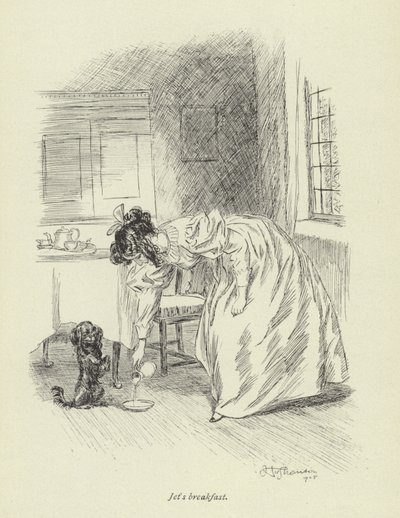 Ilustracja do Amosa Bartona autorstwa George Eliot autorstwa Hugh Thomson