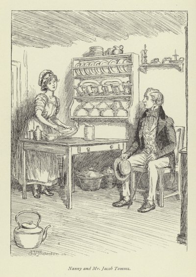 Ilustracja do Amosa Bartona autorstwa George Eliot autorstwa Hugh Thomson