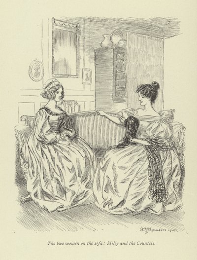 Ilustracja do Amosa Bartona autorstwa George Eliot autorstwa Hugh Thomson