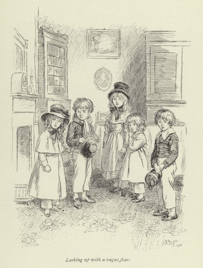 Ilustracja do Amosa Bartona autorstwa George Eliot autorstwa Hugh Thomson