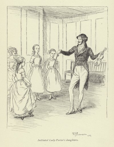 Ilustracja do Amosa Bartona autorstwa George Eliot autorstwa Hugh Thomson