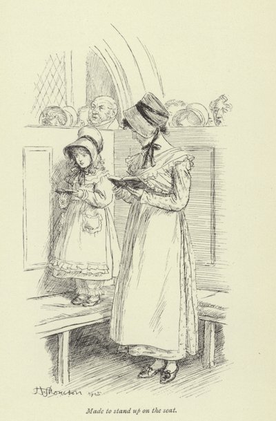 Ilustracja do Amosa Bartona autorstwa George Eliot autorstwa Hugh Thomson