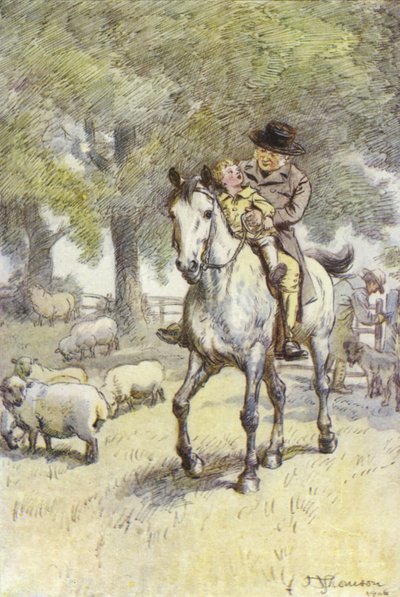 Ilustracja do Amosa Bartona autorstwa George Eliot autorstwa Hugh Thomson