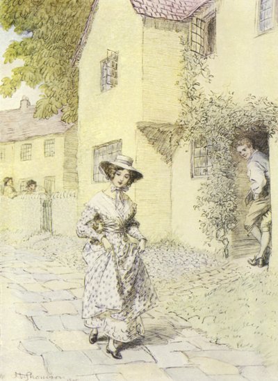 Ilustracja do Amosa Bartona autorstwa George Eliot autorstwa Hugh Thomson