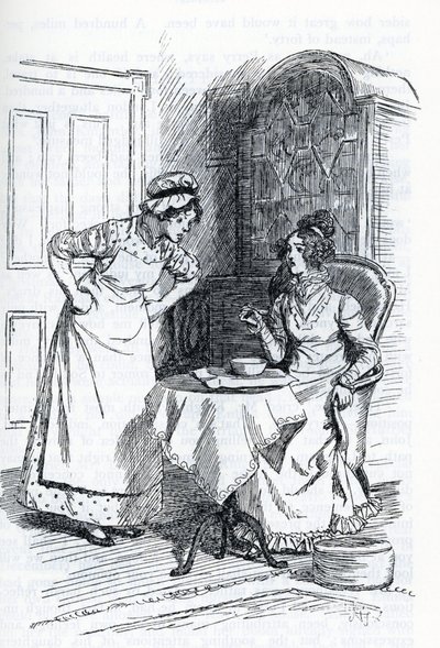 Ilustracja do „Emmy” Jane Austen (ilustracja) autorstwa Hugh Thomson