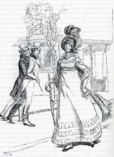 Ilustracja do „Emmy” Jane Austen (ilustracja) autorstwa Hugh Thomson