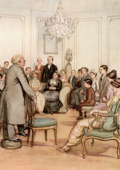 Ilustracja do JM Barrie The Admirable Crichton autorstwa Hugh Thomson