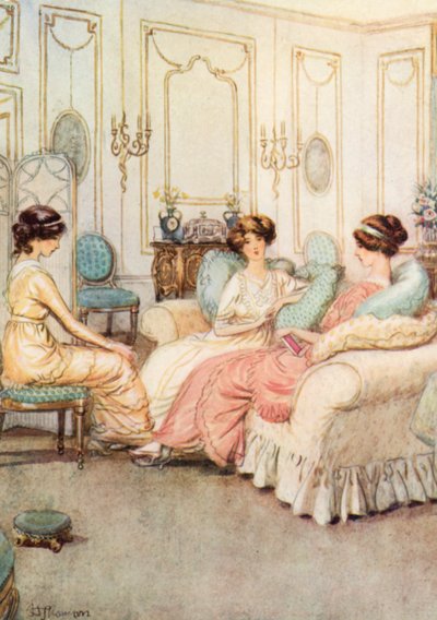 Ilustracja do JM Barrie The Admirable Crichton autorstwa Hugh Thomson