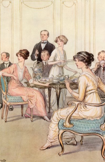 Ilustracja do JM Barrie The Admirable Crichton autorstwa Hugh Thomson
