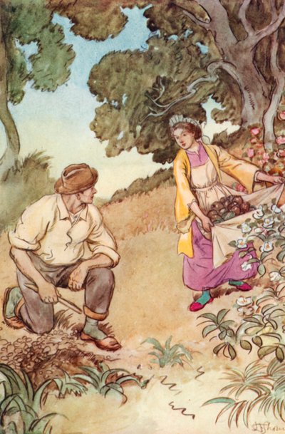 Ilustracja do JM Barrie The Admirable Crichton autorstwa Hugh Thomson